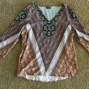 Crosby Medium Women's Hippy Boho Bohemian Shirt Festival